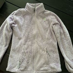 The North Face girls zip up fleece jacket